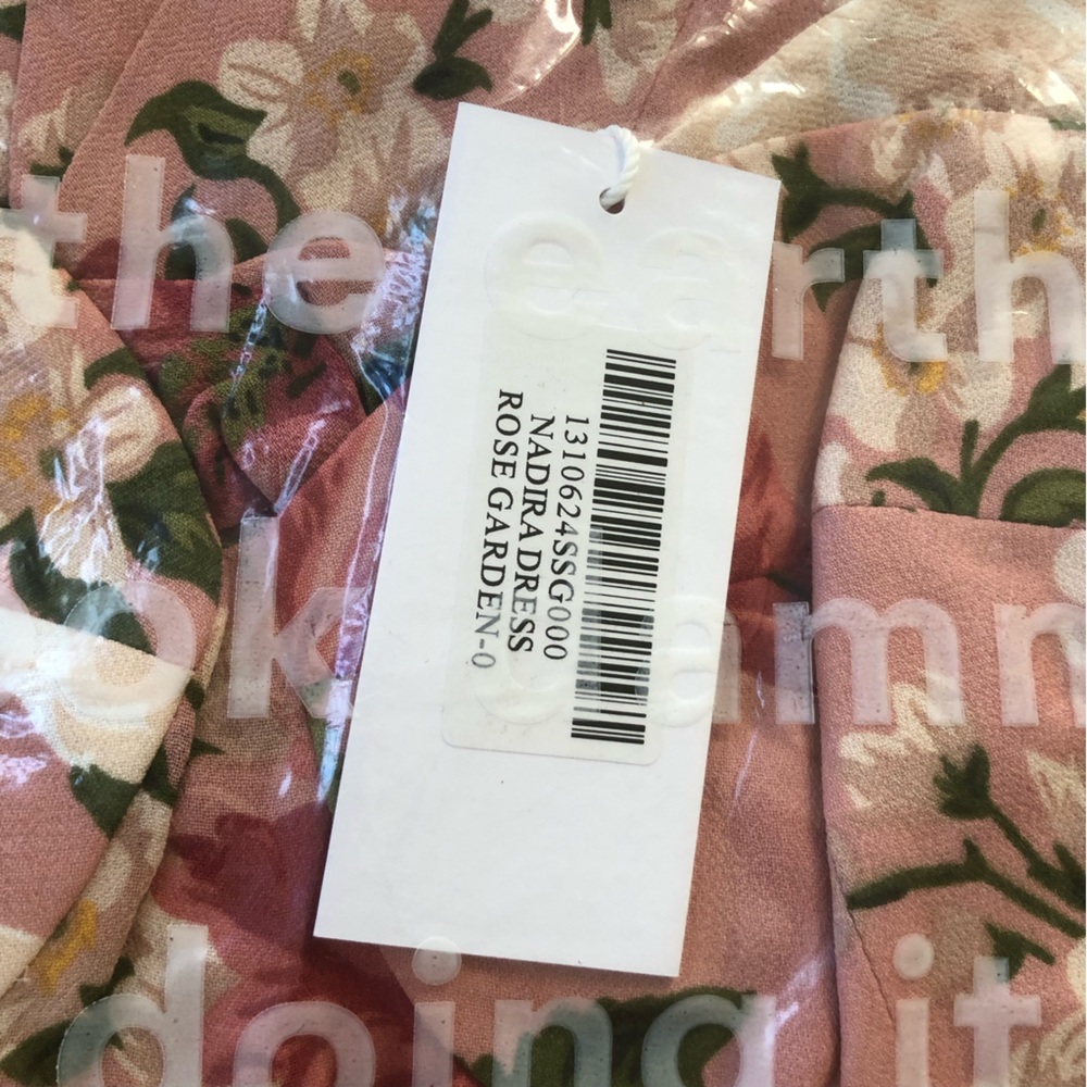 NWT Reformation Nadira Dress - Rose Garden - Picture 8 of 10